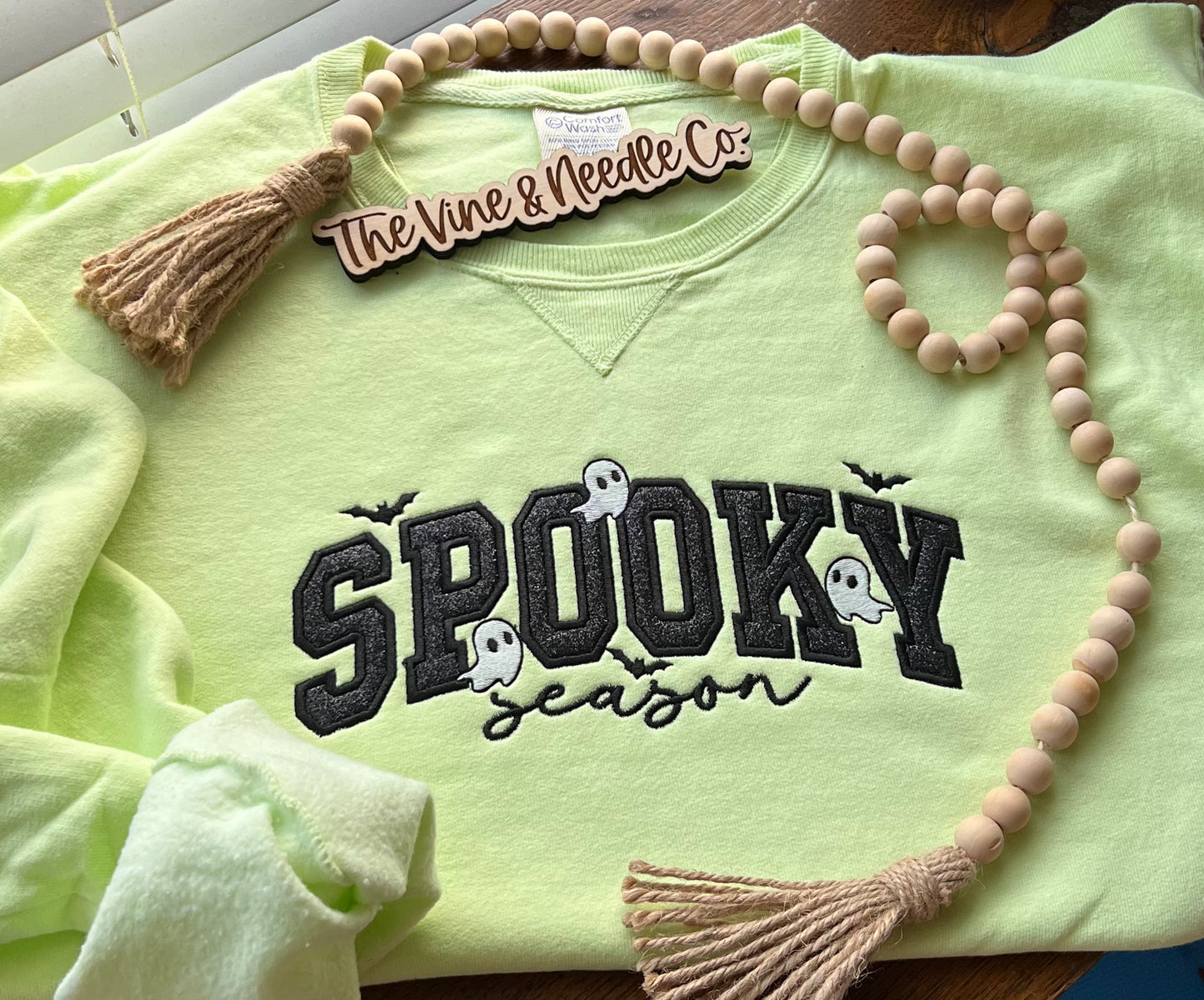 Spooky Season Glitter Sweatshirt