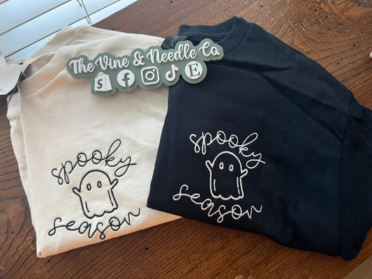 Cute Spooky Season Left Chest T-shirt